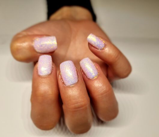 gelnagels met nailart en glitters 3
